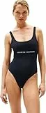 Tommy Hilfiger Damen Badeanzug One Piece Cut-Out, Blau (Desert Sky), XL