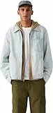 Levi's Herren Workwear-Jacke Mechanics mit Spitzkragen, Relaxed Fit, Blau (Low Light Rain), M