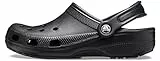 Crocs Unisex-Erwachsene Classic Clogs,Schwarz Black,45/46 EU