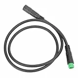 SPYMINNPOO E Fahrrad Verlängerung Kabel, 5Pin Wasserdichtes Elektrisches Fahrrad Display Computer Verlängerung Draht Fit für (Mann zu Frau)
