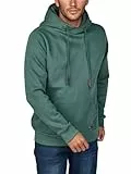 riverso Hoodie Herren Regular Fit RIVJulian Kapuzenpullover Pullover Cross-Over-Kragen Grün XL, Größe:XL, Farbe:Forest Green