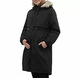 MAMALICIOUS Female Langer Parka Umstands-Mantel