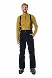Killtec Herren Skihose/Funktionshose mit abnehmbaren Trägern Enosh, schwarz blau, M, 30920-000