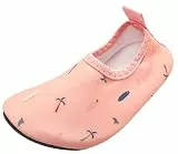 Playshoes Unisex Kinder Barfuß-Schuhe, Rosa Surfbrett, 18/19 EU