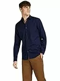 JACK & JONES Herren Jprblacardiff L/S Noos Langarmshirt, Navy Blazer, M EU