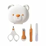 NEUES ESSERICE ENTWORTE ESSERE LIEBTE BABY BABE TOOL SET FEATURE SICHERHEITSCHISS SCHISS NALS FILE UND TRAGSABLE KAHREN KAHLE BABY BABY PRAUMING TOOM Mit Speicherhülle
