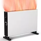 Konvektor Heizung Konvektionsheizungen Elektrische Heizung, Heizkörper, 1000W/2000W Zimmerheizung mit einstellbarer für Schlafzimmer Küche Büro, Energieeffizienz Silent Heater