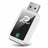 PWAYTEK Wireless CarPlay Adapter 2025, Kabelloser CarPlay Dongle für iPhone, Konvertiert Wired zu Wireless, 5GHz WiFi & Bluetooth 5.0, Plug & Play, Kompatibel mit iOS 10+ und Autos ab 2016