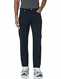 Amazon Essentials Herren 5-Pocket-Stretch-Twillhose, Gerade Geschnitten, Schwarz, 38W / 32L