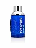 United Colors of Benetton - Blau von United Colors, Eau de Toilette Spray für Herren, Frischer Zitrusduft mit Zitrone, Tequila, Koriander, Wassermelone und Meeresnoten - 100 ml