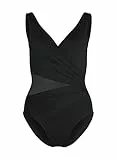 Hunkemöller Badeanzug Shaping Shell Mesh - Black - S