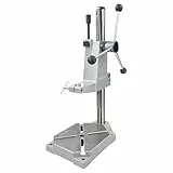 wolfcraft Bohrständer - Verstellbare Halterung für Bohrmaschinen - zum exakten & sicheren Bohren auf Flächen, Leisten & Rundmaterial - 5027000