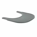 hauck Klickbrett Kompatibel mit Alpha+ & Beta+ Holzhochstuhl Alpha Click Tray, aus Recyceltem Material (GRS-zertifiziert), Schnelle Klickbefestigung am Hochstuhl, Einfach zu Reinigen (Grey)