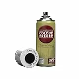 The Army Painter, Colour Primer Matt Black, 400 ml Grundierung Spray Matt Schwarz - Acryllack Spray für Fantasy Modellbau Wargames Tabletop Figuren, Warhammer & Dnd Miniatures
