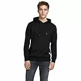 JACK & JONES Herren Jjebasic Noos Hooded Sweatshirt, Schwarz, L EU