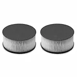 Iris Ohyama, 2er-Set Abluftfilter für Milbensauger, Beseitigt 99,95% der Partikel von 0,3m., Milben, Allergene und Staub, HEPA H13, Für IC-FAC4 - Quilt Cleaner Exhaust Filter CF-FH3 - Schwarz