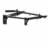 Klimmzugstangen Klimmzugstange Wandmontage Heimturnhalle Pull Up Bar, 3 Ösen für TRX Training Boxtraining AB-Bügel hochziehen, Edelstahl Trainings Halterung mit Multifunktionen (MEHRWEG)