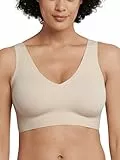 Schiesser Damen nahtloses Bustier mit herausnehmbaren Pads - Invisible Soft, sand_170364, 38