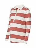 T-Shirt Nursing Polo Long Sleeve Stripe