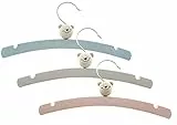 Rudolphs Schatzkiste Kleiderbügel 6er Set Nature grau/Blue/rosa BxHxT 260x120x20mm NEU Jackenbügel Holzbügel