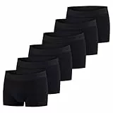 JACK & JONES Herren Boxershorts 6er Pack Basic Trunks Boxer Stretch Unterhosen Unterwäsche Retroshorts Set Baumwolle Schwarz Rot Grün Blau Grau 3XL, Größe:3XL, Farbe:Pack 1