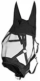 KERBL Halfter mit integrierter Fliegen- Schutzmaske Cob (Insektenmaske in Schwarz, 38 x 27 x 8 cm Fliegenhaube aus Lycra-Material) 3228237