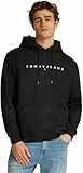 Tommy Jeans Herren TJM Reg Linear Logo Hoodie EXT Dm0dm20746bds004 Kapuzenpullover, Black (Black), L EU