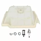 Hztyyier Luft-Kraftstoff-Filter-Zündkerzen-Set für Kettensägen-Zubehör MS340 MS361, 1135 120 1600. Hergestellt aus Hochwertigem ABS- und Aluminium-Material, Einfache Installation