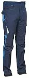 Cofra V482-0-02.Z48 Arbeits Hose 'Montijo', Marineblau/Hellblau, Z48