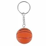 Amosfun Leichter Basketball SchlüSselanhäNger Mit KöRnung, Vielseitiges Sport-Fan Geschenk FüR SchlüSselbund Und Rucksack