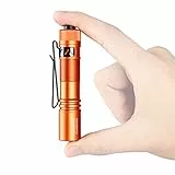 ACEBEAM Pokelit AA Wiederaufladbare Taschen-EDC-Taschenlampe 550 High Lumen Kleine Taschenlampe 90+ High CRI Led-Taschenlampe für Camping, Wandern, den täglichen Gebrauch (Orange)