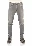 Replay Herren Jeans Anbass Slim-Fit mit Comfort Stretch, Dark Grey 096 (Grau), 34W / 30L