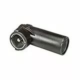 tomzz Audio 1500-003 Antennenadapter DIN 150 OHM auf ISO 50 OHM alt auf neu Winkelstecker Kunststoffmantel