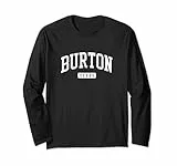 Burton Texas TX Athletisches Sportdesign im Vintage-Stil Langarmshirt
