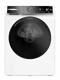 Bosch WRB247C40 Serie 8 Wärmepumpentrockner, 9 kg, selbstreinigender Kondensator, Air Max Dry, AutoDry, Reversierfunktion, Home Connect, Speed Perfect Plus, weiß/chrom