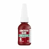 LOCTITE 648, hochfester Kleber für zylindrische Fügeteile, Flüssigkleber für aktive und passive Metalle wie Baustahl, temperatur- und ölbeständiger Metallkleber, 1x10ml