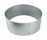 Windhager Rasenkanten Baumring-Set variabel, Raseneinfassung, Beeteinfassung, Beetbegrenzung, Mähkante, Rasen-Abgrenzung, DREI Größen formbar: Ø 35/53/70 cm, 07459, verzinkt