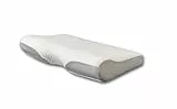 KNERST Nackenkissen - Memory Foam Kopfkissen - ergonomisches Kissen Multifunktionskissen - Nackenstützkissen ideal als Seitenschläferkissen oder Rückenschläferkissen (50x30 cm)