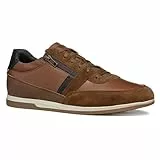 Geox Herren U Renan A Sneaker, Brown Cotto, 42 EU