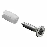 Hettich Spreizmuffen mit Topfbefestigungsschrauben, ø 5 mm / 3,5 x 16 mm, 40 Stück, 9081038
