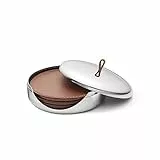 Georg Jensen Untersetzer, hochglanzpolierter Edelstahl, Silber, Einheitsgröße
