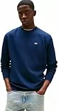 Tommy Jeans Herren TJM Reg Flag Crew Dm0dm20741 Pullover-Sweatshirt, Blue (Dark Night Navy), XL EU