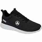 JAKO Unisex Sneaker Team Mesh, Jet Black, 42