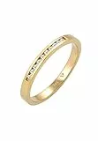 DIAMORE Ring Damen Edel Klassisch mit Diamant (0.10 ct.) aus 585 Gelbgold