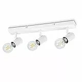 Dehobo Schwenkbare Innen-Wandstrahler und LED-Deckenspots E27-Glühbirne, Deckenleuchten E27 für Wohnzimmer, Flur, Eingang oder Treppe, max.