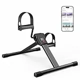 Lacuffy Mini Pedal Heimtrainer Arm Leg Pedal Exerciser für Home Office Workout Tragbares Beintrainingsgerät mit einstellbarem Widerstand für Frauen und Männer