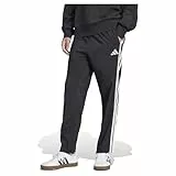 Adidas Men's Essential Three Stripes Stanford Pant Open Hem, Black/White, XL