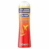Durex Gleitgel Wärmend – Gleitmittel für wärmende Effekte & angenehme Gleitfähigkeit – 50 ml