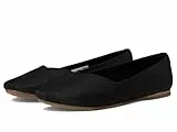 TOMS Damen Gemma Ballerinas, Schwarzes schweres Segeltuch, 38 EU