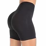 SMILODOX Sport Shorts Damen Amaze Pro Scrunch, Seamless Blickdichte Radlerhose, Unsichtbarer Scrunch-Effekt, V-Shape High Waist Kurze Sporthose, Hoher Bund Biker Shorts für Yoga, Fitness & Gym